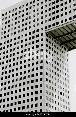 Modern architecture of the Elephant Chang Building in Chatuchak in Bangkok in Thailand in Southeast Asia Far East. Buildings Modernism Travel B&W Art Stock Photo