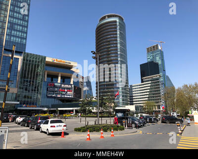 Istanbul Turkey April 13 2018 Exterior View Of Ozdilek Shopping Mall Hotels And Residentials In Levent District Of Istanbul In Turkey Stock Photo Alamy