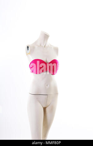 Brassiere bra bikini top swimsuit on Headless Mannequin Cloth