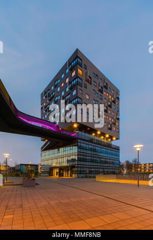 The modern Apollo hotel in the La Liberte building in Groningen, the Netherlands Stock Photo