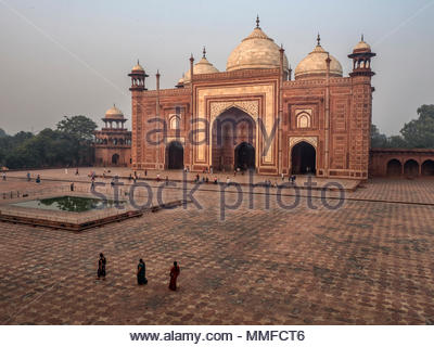  Taj Mahal mausoleum western view viewed from Taj Mahal 