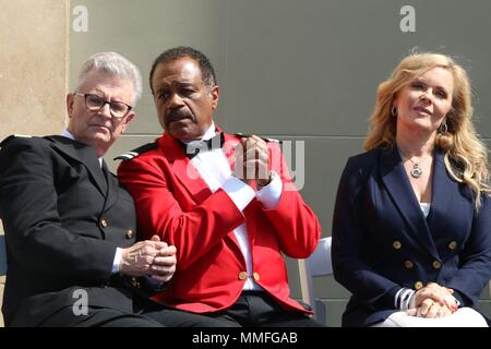 Los Angeles, CA, USA. 10th May, 2018. LOS ANGELES - MAY 10: Fred Grandy, Ted Lange, Jill Whelan at the Princess Cruises Receive Honorary Star Plaque as Friend of the Hollywood Walk Of Fame at Dolby Theater on May 10, 2018 in Los Angeles, CA at a public appearance for THE LOVE BOAT Original Cast Receive Hollywood Walk of Fame Honorary Star Plaque, Dolby Theatre, Los Angeles, CA May 10, 2018. Credit: Priscilla Grant/Everett Collection/Alamy Live News Stock Photo