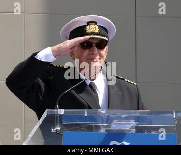 Los Angeles, CA, USA. 10th May, 2018. LOS ANGELES - MAY 10: Gavin MacLeod at the Princess Cruises Receive Honorary Star Plaque as Friend of the Hollywood Walk Of Fame at Dolby Theater on May 10, 2018 in Los Angeles, CA at a public appearance for THE LOVE BOAT Original Cast Receive Hollywood Walk of Fame Honorary Star Plaque, Dolby Theatre, Los Angeles, CA May 10, 2018. Credit: Priscilla Grant/Everett Collection/Alamy Live News Stock Photo