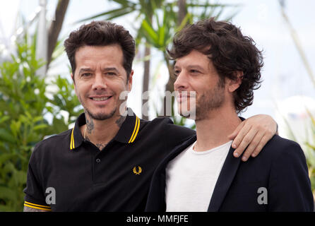 Cannes, France. 11th May 2018. Producer Sebastian Ortega and Director Luis Ortega at the El Ángel (L’Ange) film photo call at the 71st Cannes Film Festival, Friday 11th May 2018, Cannes, France. Photo credit: Doreen Kennedy Credit: Doreen Kennedy/Alamy Live News Stock Photo