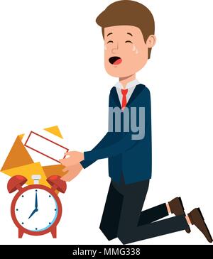 With envelope alarm clock character cartoon Stock Vector Image & Art ...