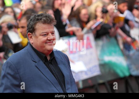 UK - Entertainment - Robbie Coltrane at the UK Film Premiere of HARRY POTTER AND THE DEATHLY HALLOWS - PART 2, Trafalgar Square, London 7 July 2011 Stock Photo