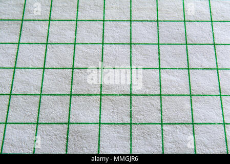 A sheet of paper in a close-up cage. Stock Photo