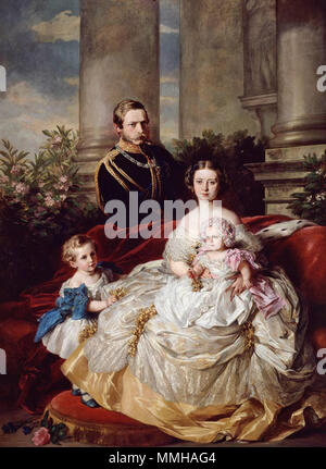 English Emperor Frederick Iii Of Germany King Of Prussia With His Wife Empress Victoria And Their Children Prince William Und Princess Charlotte Magyar Iii Frigyes Nemet Csaszar Es Porosz Kiraly Felesegevel