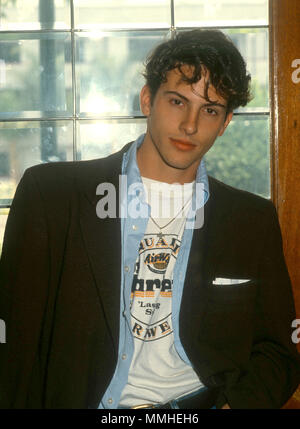 SHERMAN OAKS, CA - MAY 19: Actor Harold Pruett attends event for 'The Outsiders' television series at Sherman Oaks Galleria on May 19, 1990 in Sherman Oaks, California. Photo by Barry King/Alamy Stock Photo Stock Photo