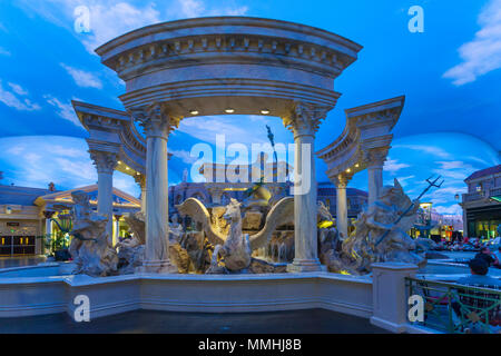 Interior of Caesars Palace Las Vegas hotel and casino on the Las Vegas Strip in Paradise, Nevada Stock Photo