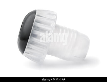 White plastic champaigne cork isolated on white Stock Photo