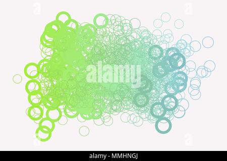 Modern geometrical circles, bubbles, sphere or ellipses background pattern abstract. Vector illustration graphic. Stock Vector