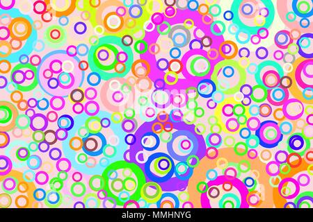 Modern geometrical circles, bubbles, sphere or ellipses background pattern abstract. Vector illustration graphic. Stock Vector