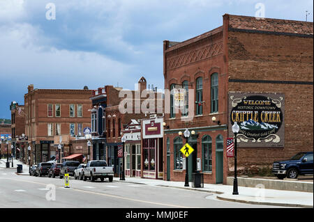 Town of Cripple Creek, Colorado, USA. Stock Photo