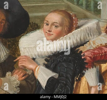 Hals, Dirck - Fête champêtre (detail women) - 1627 Stock Photo