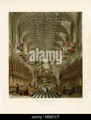 Windsor St George's Chapel Choir Stalls Stock Photo - Alamy