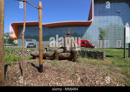 Magdeburg, Germany - May 4, 2018: View of the Experimental Factory. Research facilities are based here. Stock Photo