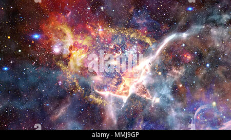 The Helix Nebula in deep space. Elements of this image furnished by NASA. Stock Photo