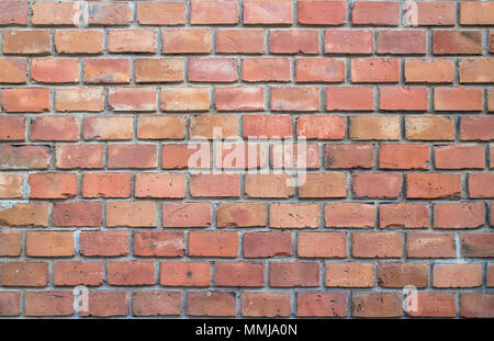 Simple orange brick wall Stock Photo