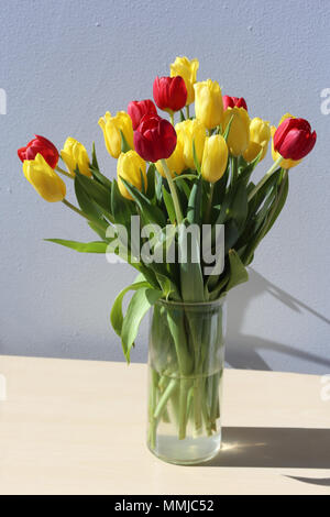 Pretty Tulip Flowers On A Sunny Spring Day With A Shallow Depth Of Field Stock Photo Alamy