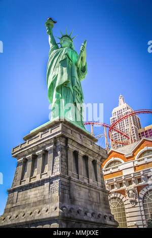 New York New York Hotel in Las Vegas Nevada Stock Photo