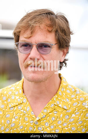 Cannes, France. 12th May 2018. Michael Shannon at the 'Fahrenheit 451' photocall on Saturday 12 May 2018 as part of the 71st Cannes Film Festival held at Palais des Festivals, Cannes. Pictured: Michael Shannon. Picture by Julie Edwards. Credit: Julie Edwards/Alamy Live News Stock Photo