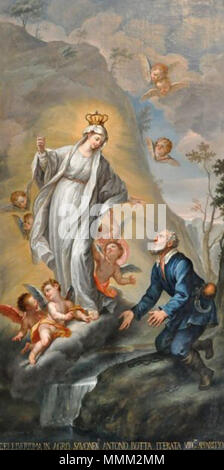 102 Brusco - Apparition de la Vierge à Antoine Botta Stock Photo