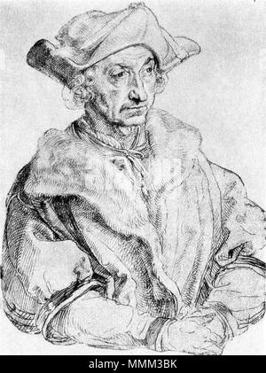 Sebastian Brant, by Albrecht Dürer Duerer brant Stock Photo