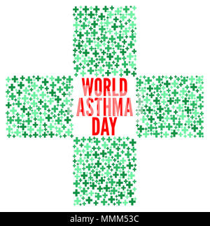 World day asthma illustration Stock Photo