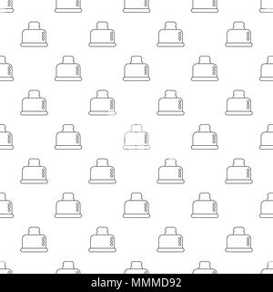 Steal toaster pattern vector seamless Stock Vector