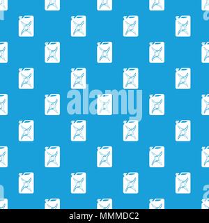 Canister pattern vector seamless blue Stock Vector