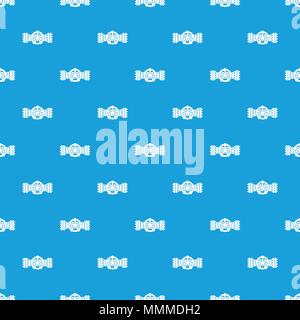 Pipiline pattern vector seamless blue Stock Vector
