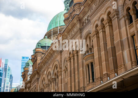 Queen Victoria Building shopping mall in George street, Sydney city centre,Australia Stock Photo