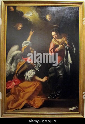 Artemisia gentileschi, annunciazione, 1630, Q375, 01 Stock Photo Alamy
