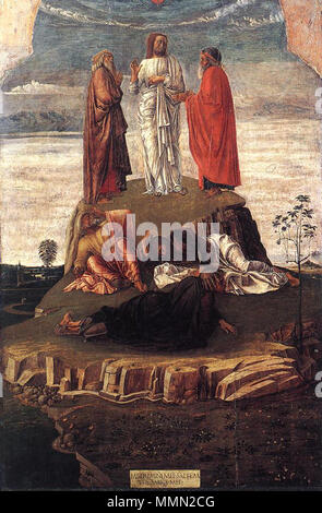 . Transfiguration of Christ; Giovanni Bellini c. 1480; Oil on panel ...