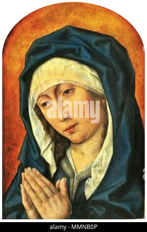 Mater Dolorosa.. circa 1500. Aelbrecht Bouts Mater Dolorosa Stock Photo