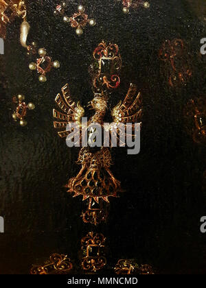 Portrait of Margherita Gonzaga, Duchess of Ferrara (detail).. 1593