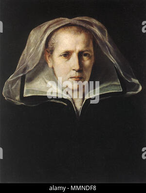 Portrait of the Artist's Mother. between 1608 and 1610. Guido Reni - Portrait of the Artist's Mother - WGA19291 Stock Photo