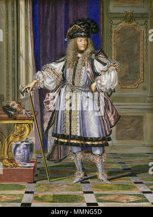 Louis XIV in Costume. circa 1663. 'Louis XIV in Costume' by Joseph Werner,  Norton Simon Museum Stock Photo - Alamy