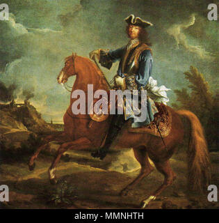 Equestrian portrait of Louis XIV of France (1638-1715). 1704. Louis14-A Stock Photo