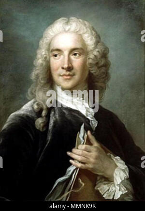 Portrait of Charles-Joseph Natoire (1700-1777), French painter. 18th century. Natoire, Charles-Joseph - portrait - low res Stock Photo