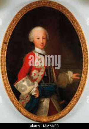 Portrait of Vittorio Amedeo of Savoy while Duke of Savoy by Giuseppe Duprà Stock Photo