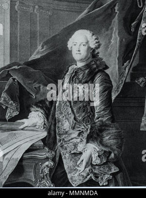 .  Français : Portrait du Marquis de Marigny (1728-1781)  . 18th century. Vernet-marquis-Marigny Stock Photo
