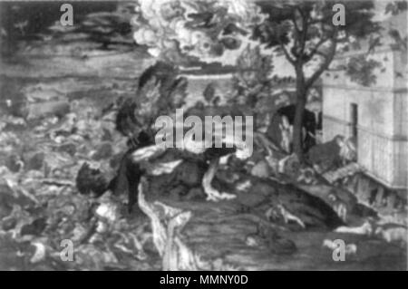 Construction of noah ark Black and White Stock Photos