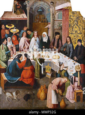 Bosch The Marriage Feast At Cana Boijmans Van Beuningen Detail Stock Photo Alamy 