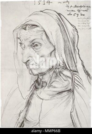 Albrecht Dürer - Portrait of the Artist's Mother - WGA07073 Stock Photo