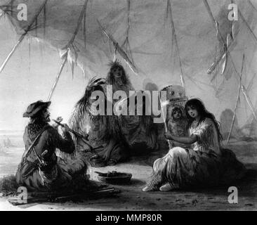 Alfred Jacob Miller’s painting 'Indian Returning to Camp with Game ...