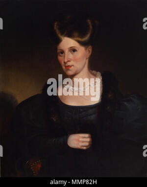 English This portrait of the wife of Colonel Alexander Smith