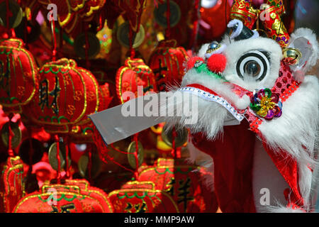 Chinese dragon on Lunar New Year celebration, Oahu, Hawaii, USA Stock Photo