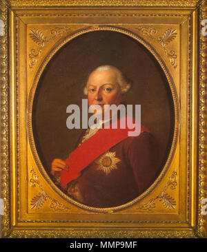 Portrait of Charles Eugene, Duke of Württemberg. 1782. 900-249 Herzog Carl Eugen Stock Photo